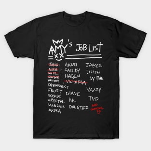 BAD AMY ''JOB LIST'' T-Shirt